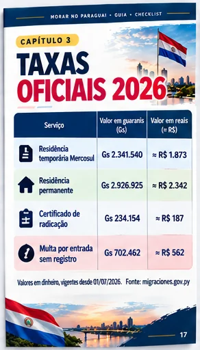 Página: Taxas oficiais 2026